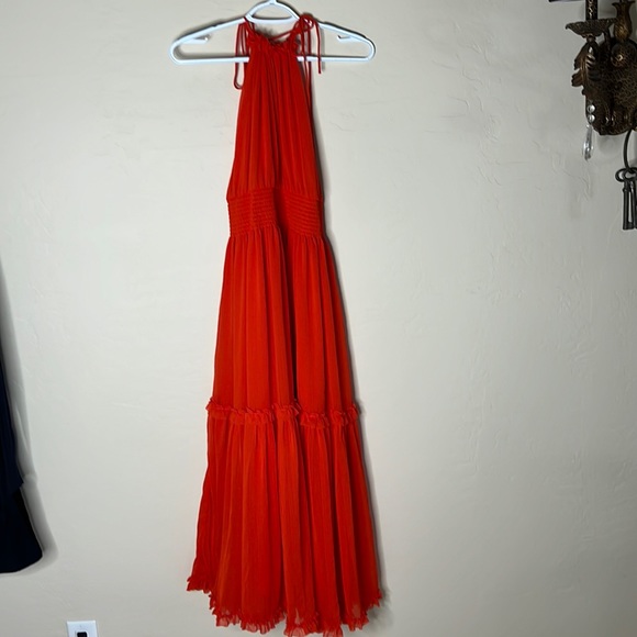 NWT Banana Republic Halter Tiered Maxi Dress - Picture 2 of 6